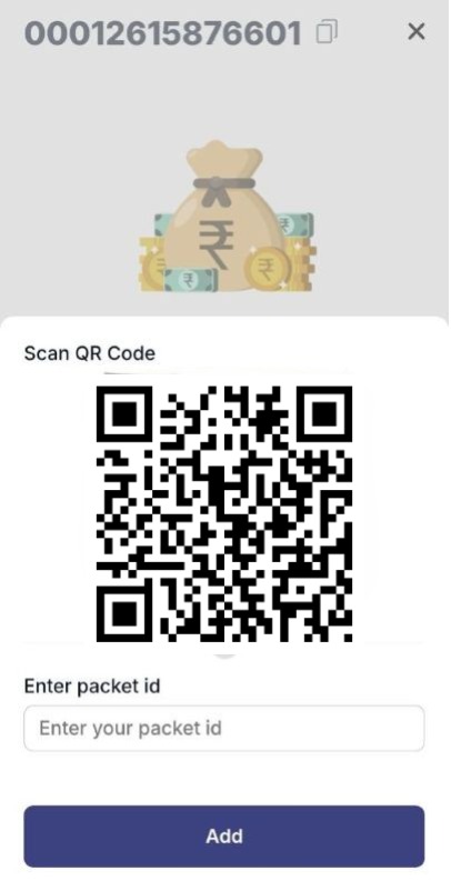 Barcoded Gold Packets tracking system in GLIMS