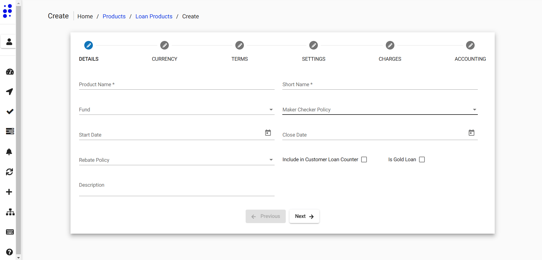 Diverse Product Configurations interface in GLIMS